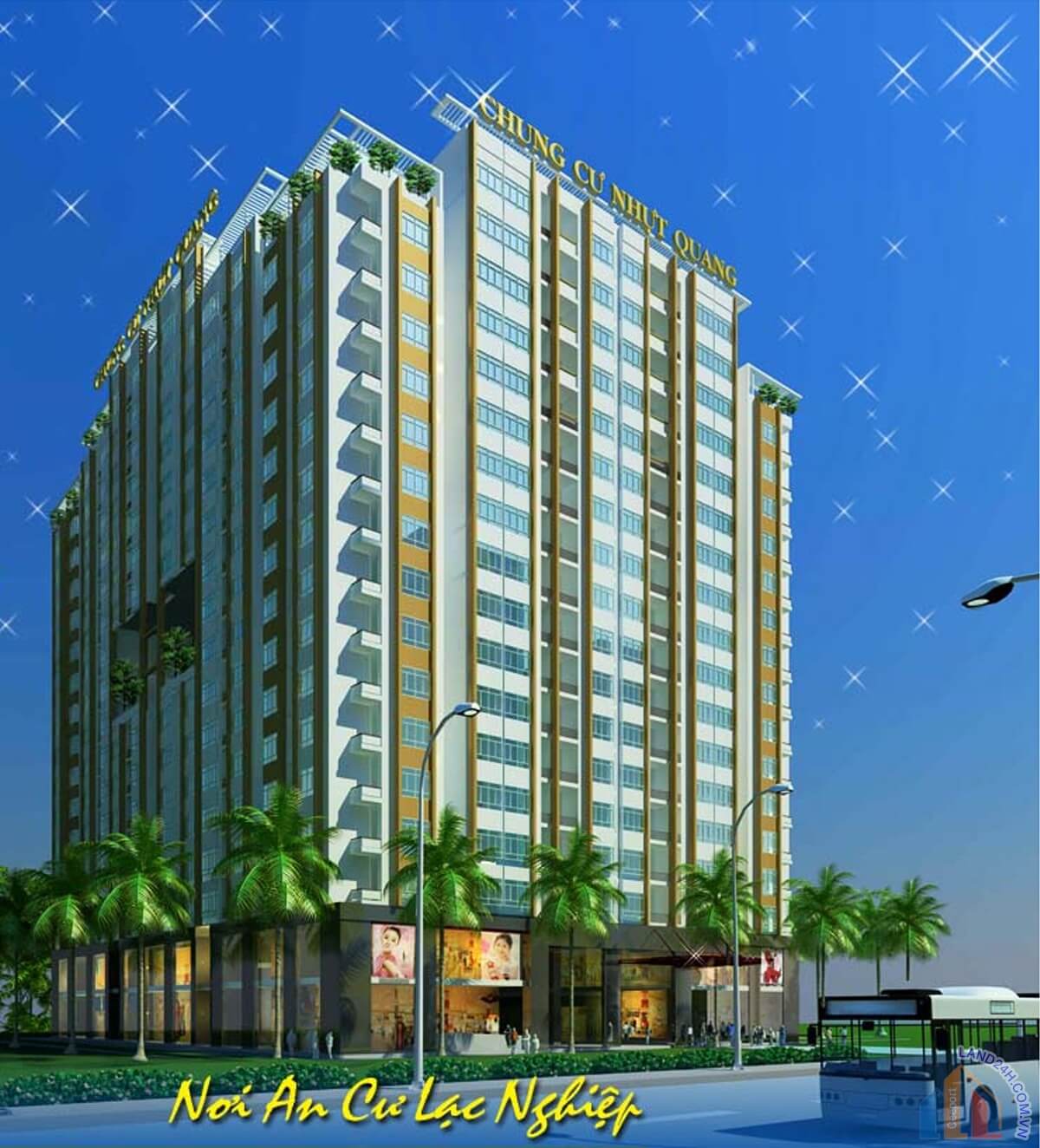 Nhựt Quang Apartment là dự án căn hộ cao cấp quy mô gồm 1 block căn hộ cao 18 tầng