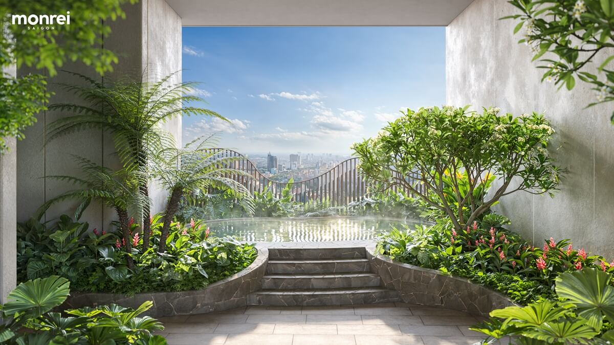 Hệ thống hồ khoáng nóng Onsen chuẩn Nhật Bản tại dự án Monrei Saigon