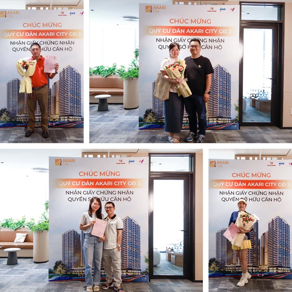 Akari City đã bàn giao sổ hồng từng căn cho cư dân