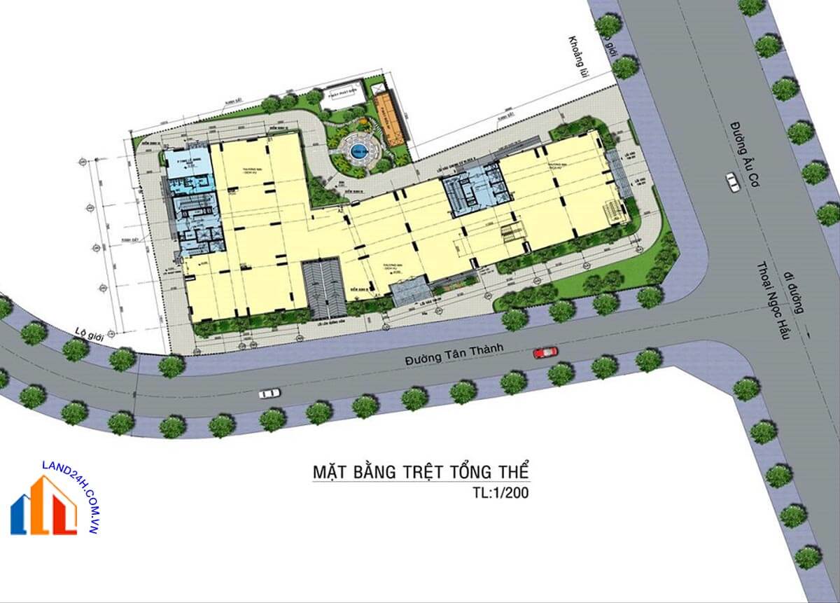 Mặt bằng tổng thể dự án