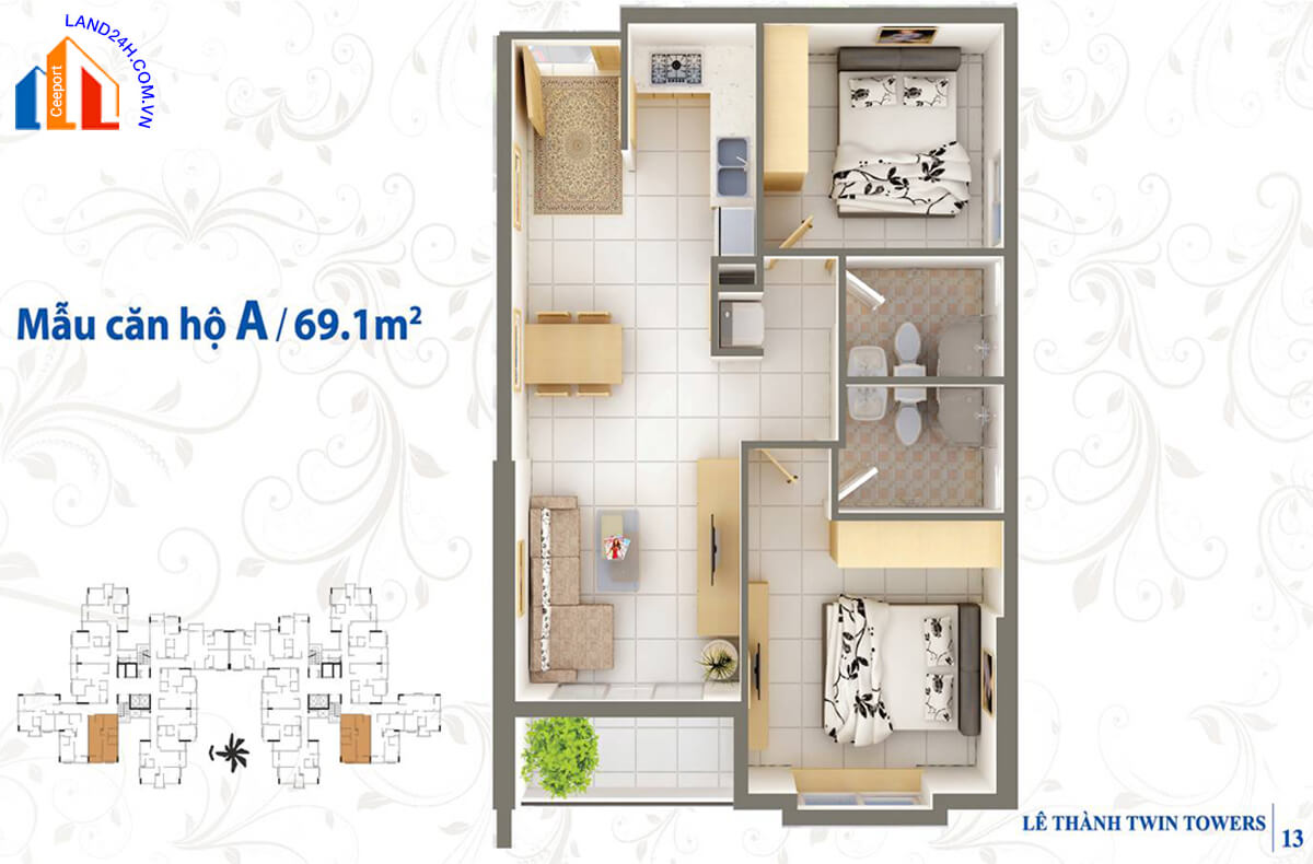 CHUNG CƯ LÊ THÀNH MÃ LÒ