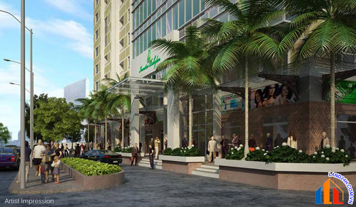 2 tầng khối đế dành cho thương mại