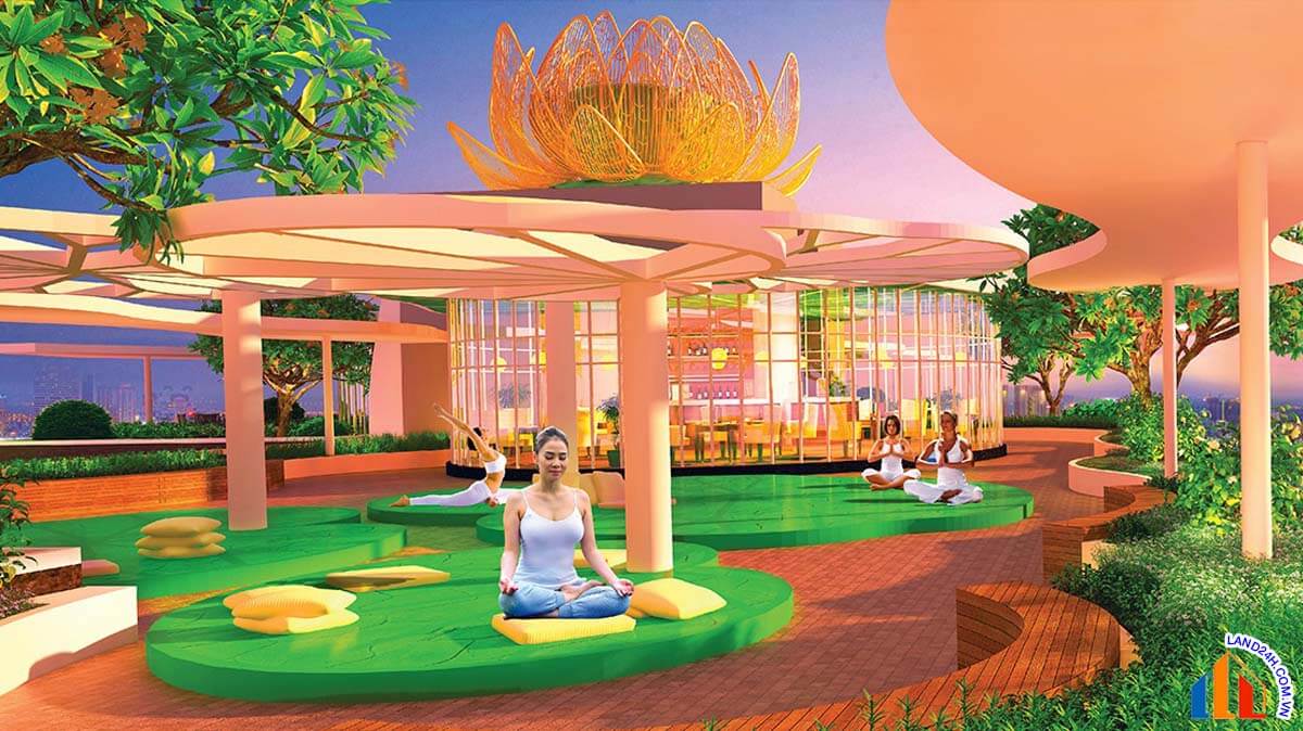 Vườn thiền trên không 3000m2