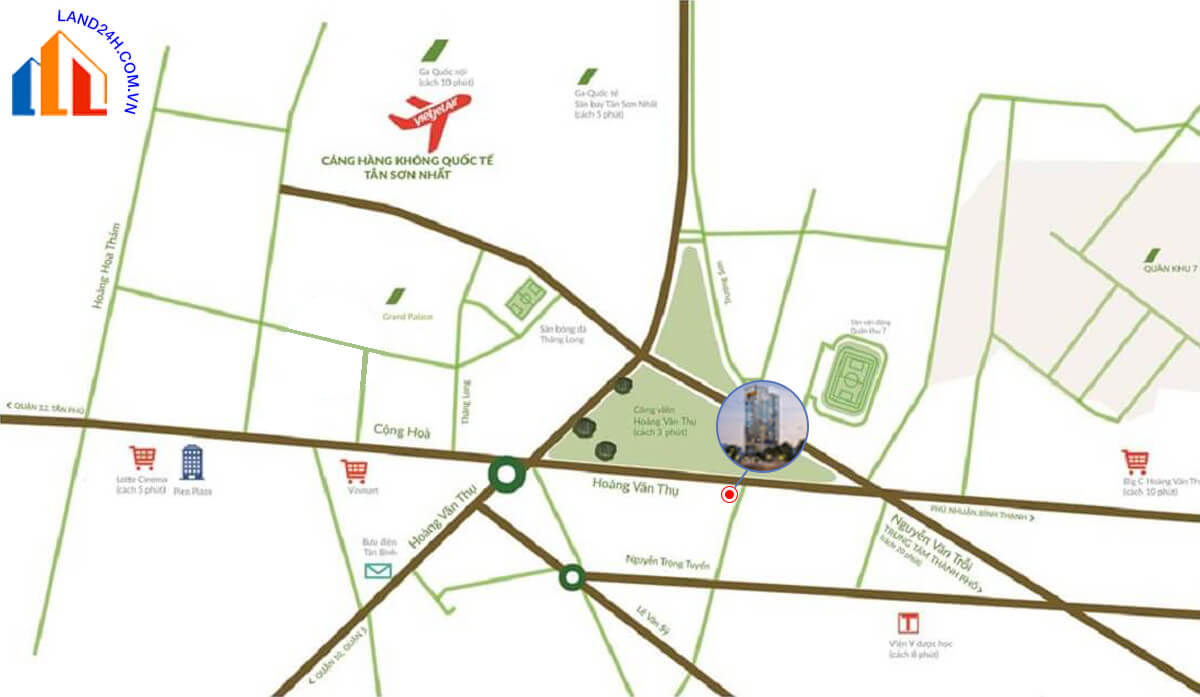 CĂN HỘ 245 HOÀNG VĂN THỤ