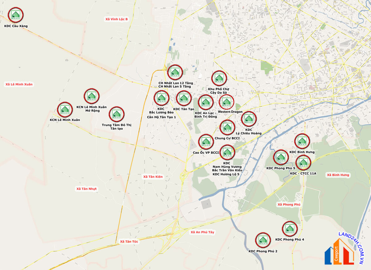 Dự án tọa lạc tại đường số 7, khu dân cư Tân Tạo, phường Tân Tạo, Quận Bình Tân, Thành phố Hồ Chí Minh