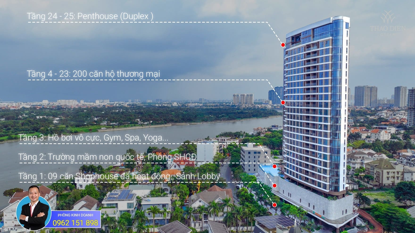 Mặt bằng Thảo Điền Green