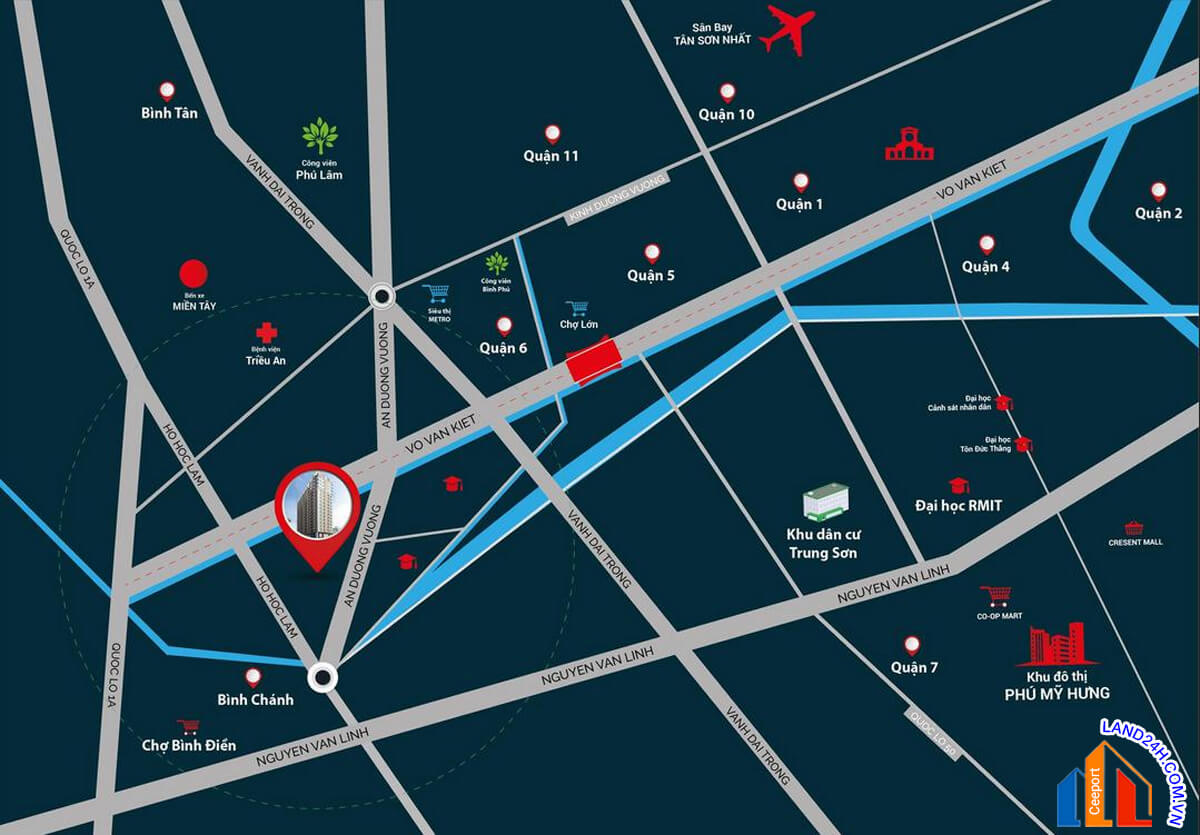 Vị trí Inter Stella võ văn kiệt