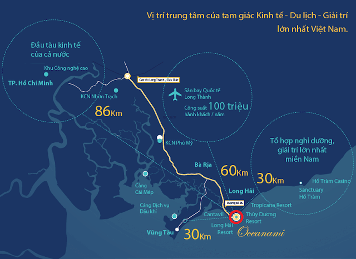 Vị trí Oceanami Vũng Tàu