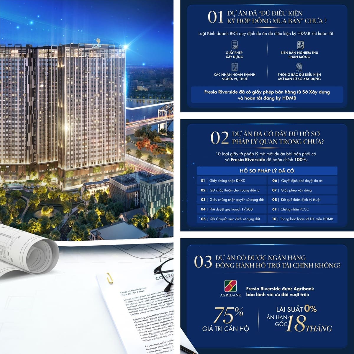 Pháp lý Fresia Riverside Tân Vạn