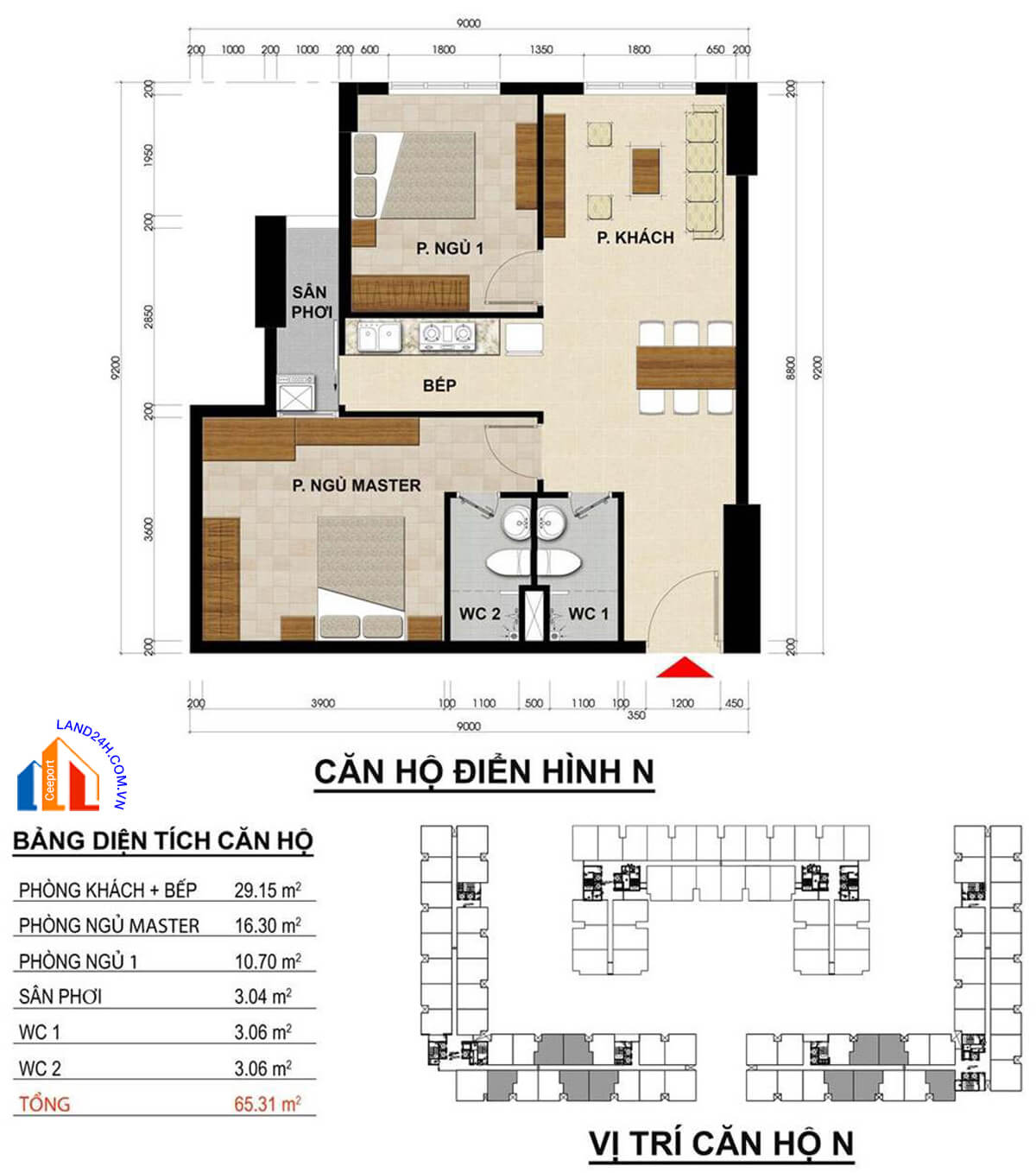 Thiết kế căn hộ chung cư Tanimex Bình Tân