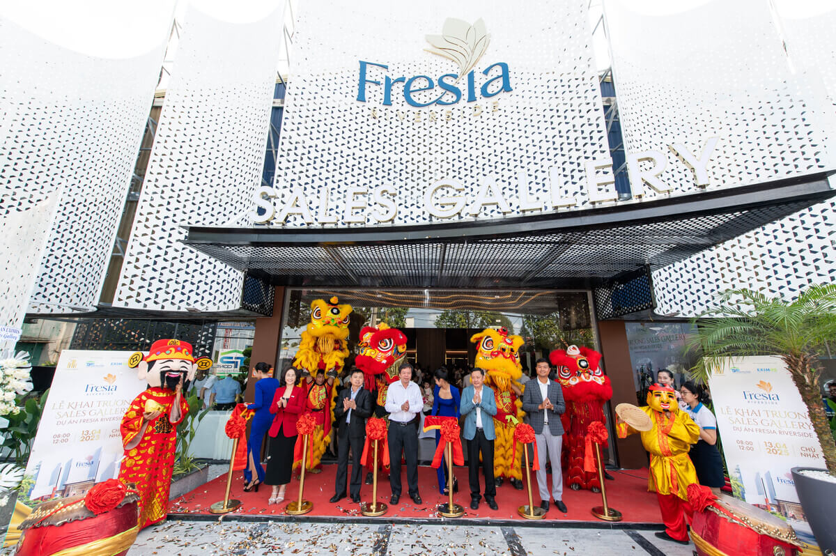 khai trương nhà mẫu ( sales Gallery ) dự án Fresia Riverside