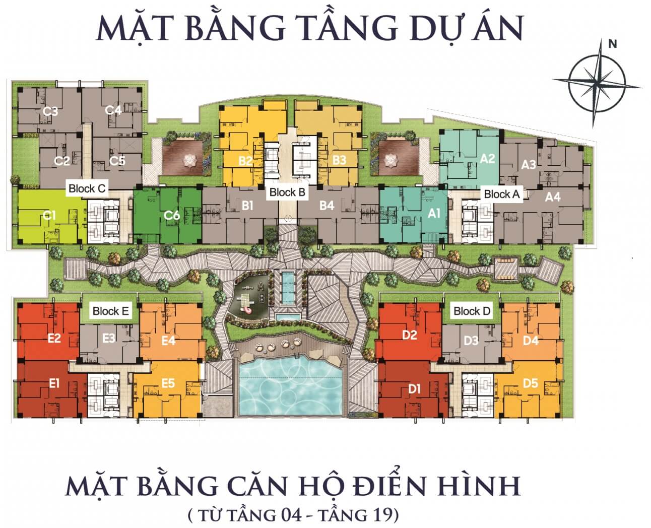 Mặt bằng Cosmo City I ( Cosmo 1 ) Quận 7