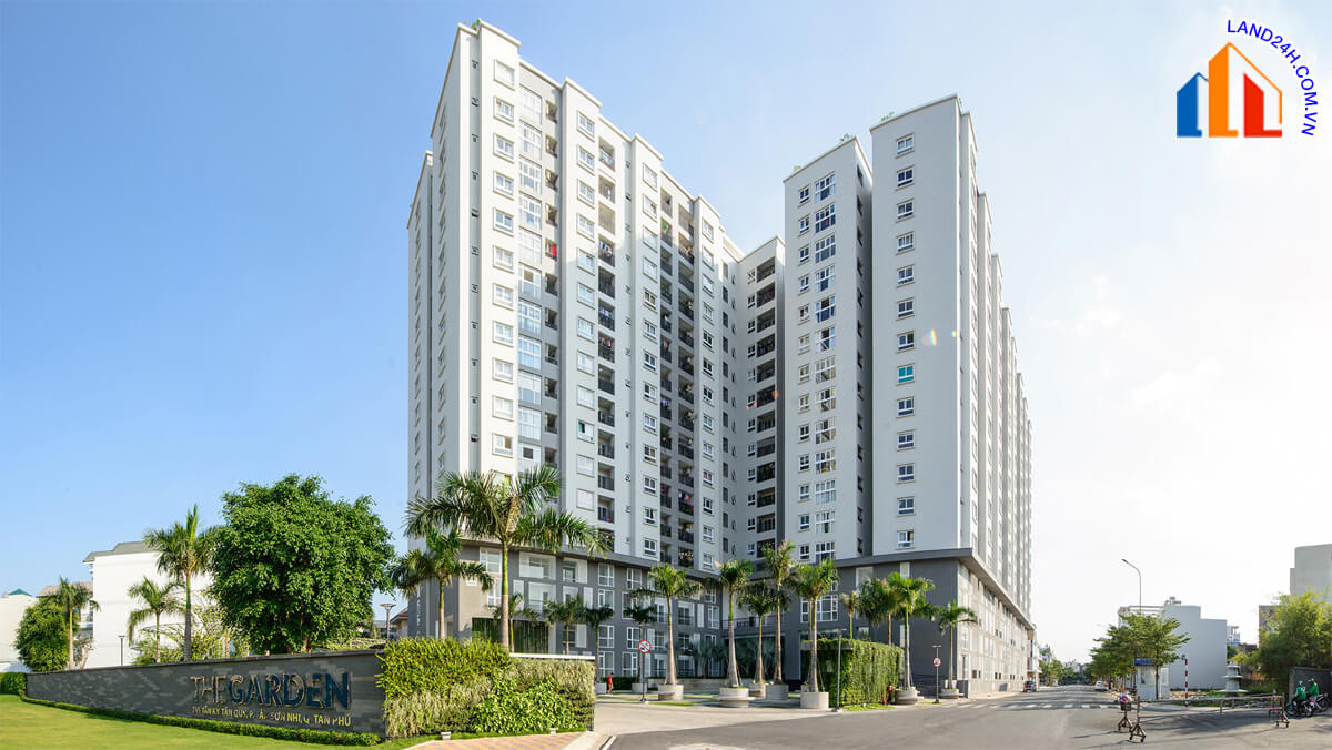 Dự án gồm 2 block căn hộ cao 15 tầng, cung cấp ra thị trường 390 căn hộ cao cấp