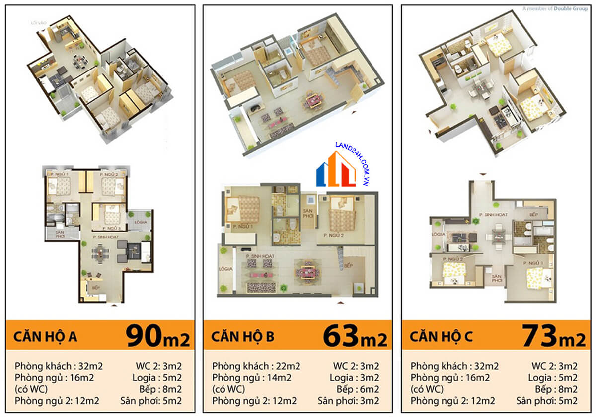 Thiết kế chi tiết căn hộ cao ốc Quang Thái – Tân Phú