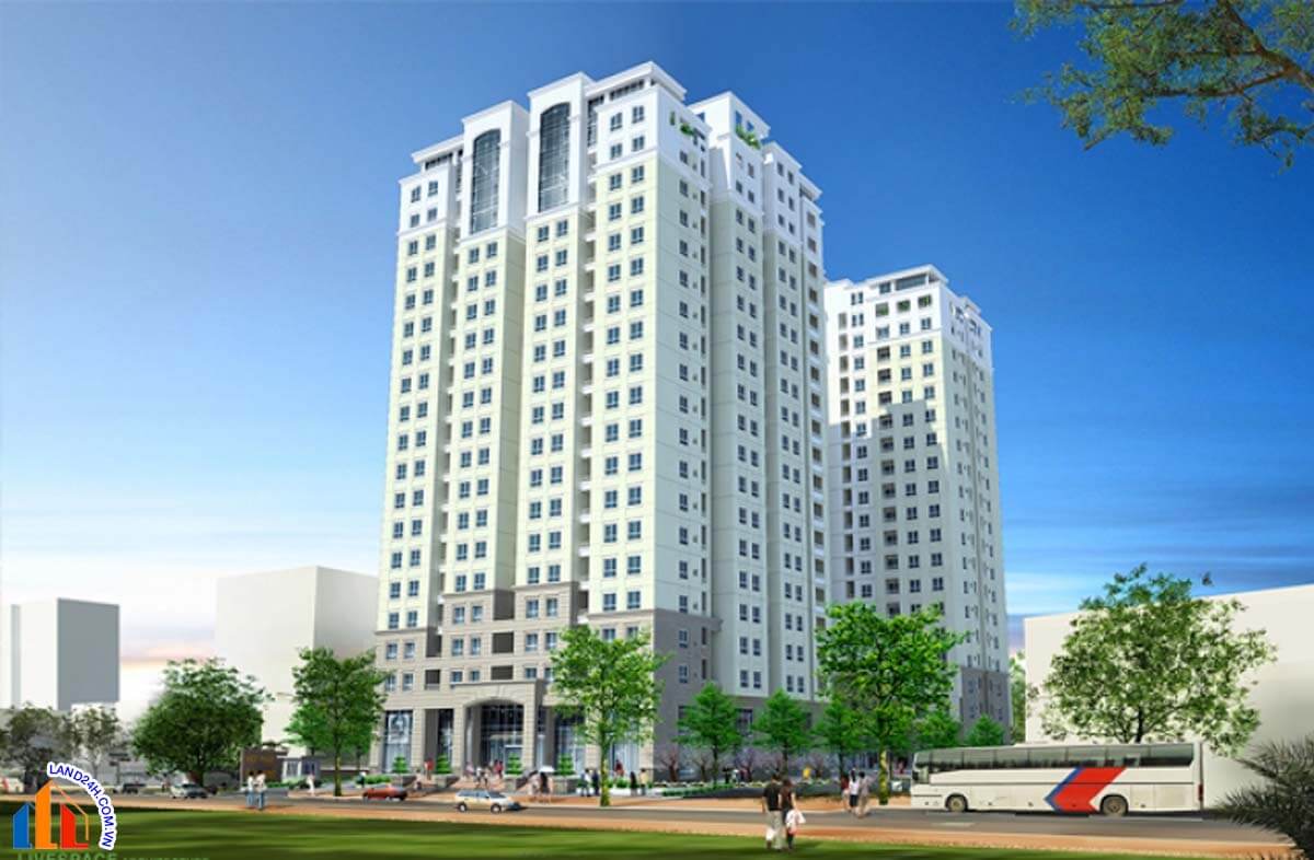 Dự án gồm 2 block căn hộ cao 20 tầng tọa lạc tại mặt tiền đường phố Trịnh Đình Thảo